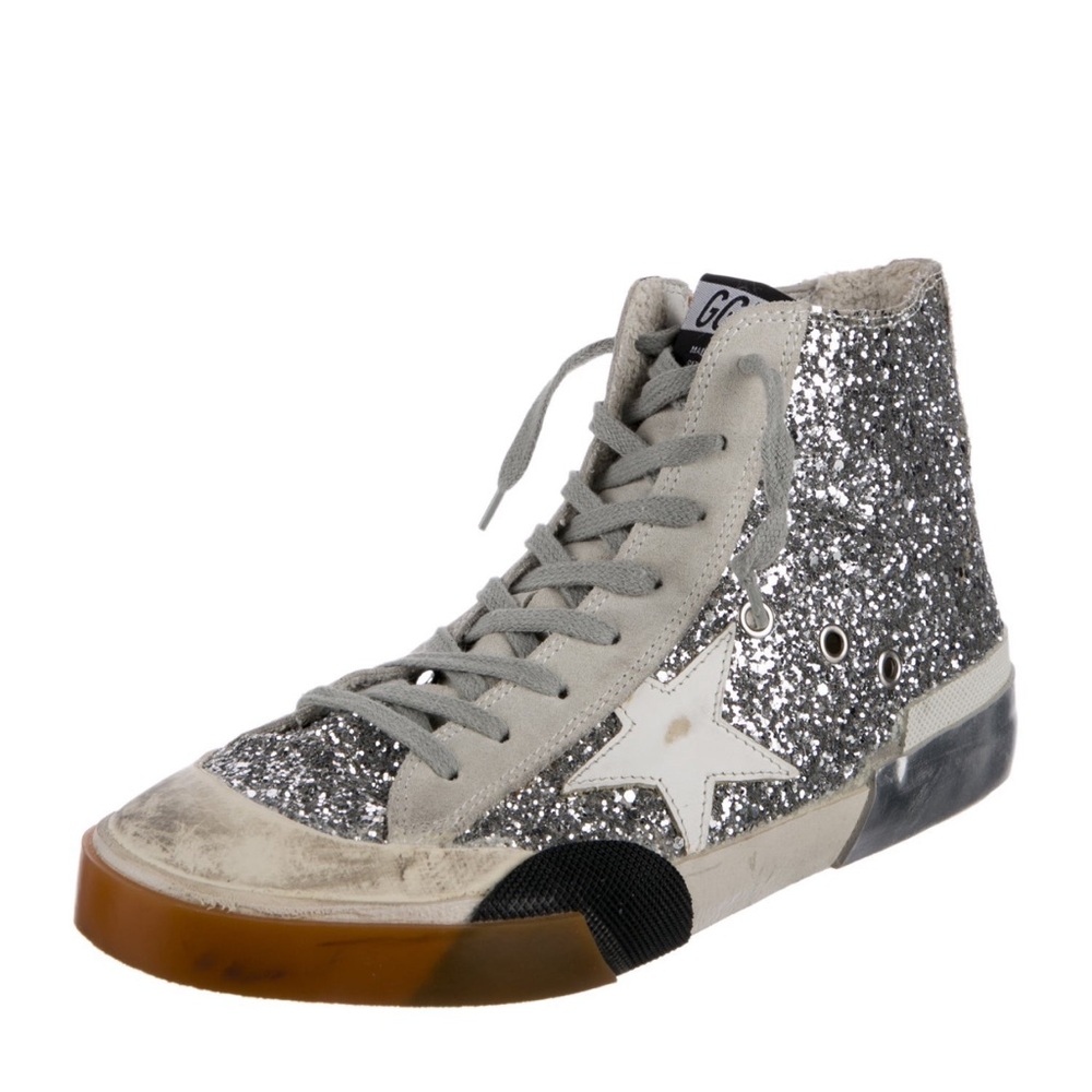 Silver Glitter Francy